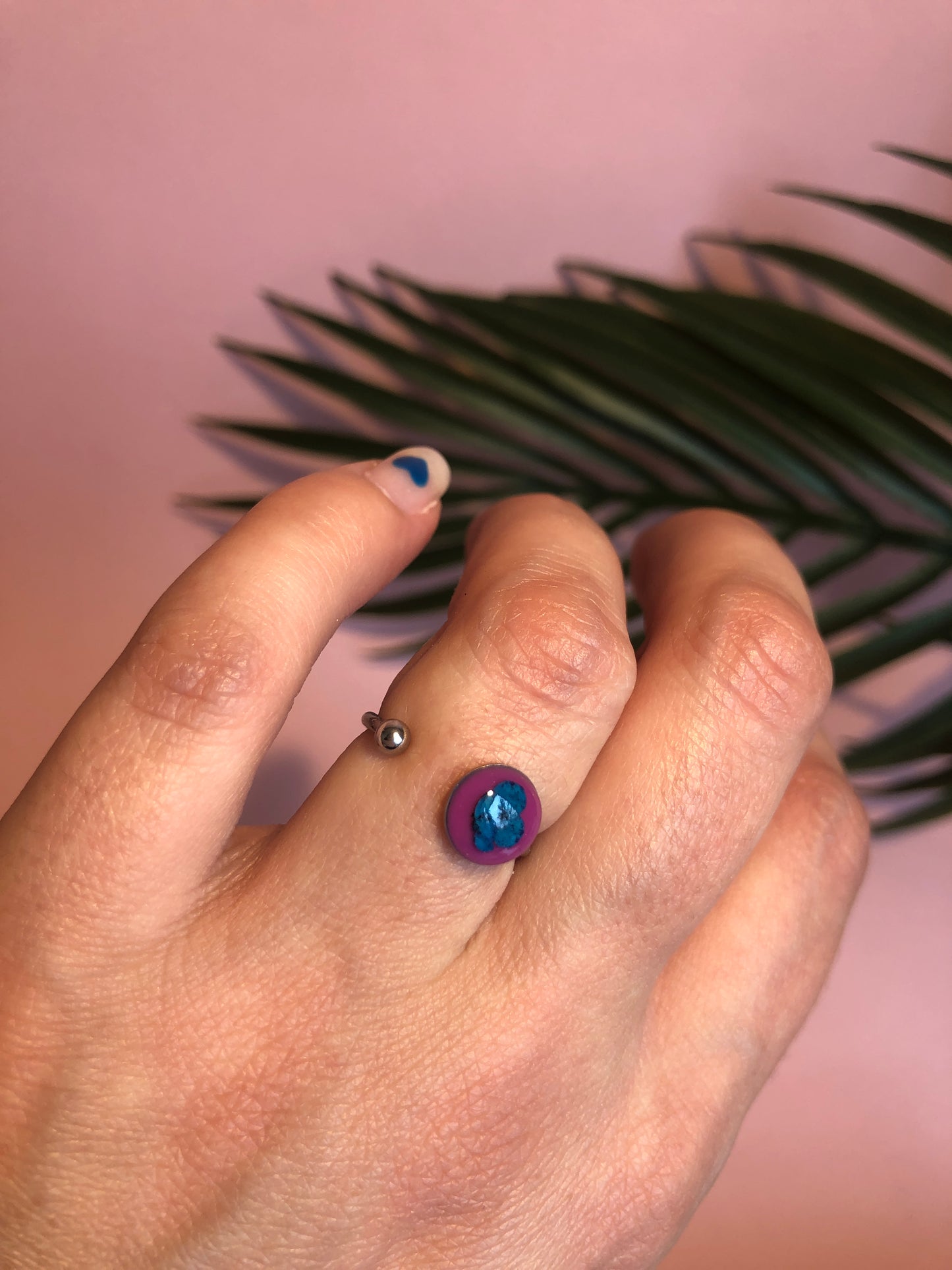 bague en résine femme